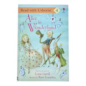 Usborne Alice in Wonderland Paperback Book Level 4 Reader